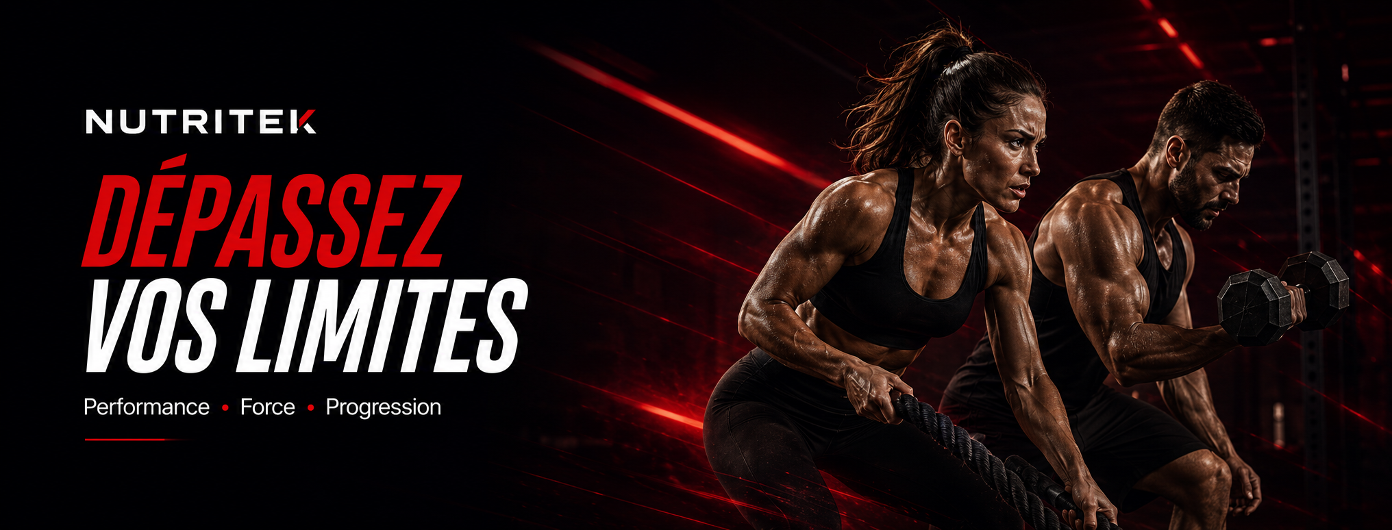 Bannière NUTRITEK performance et progression